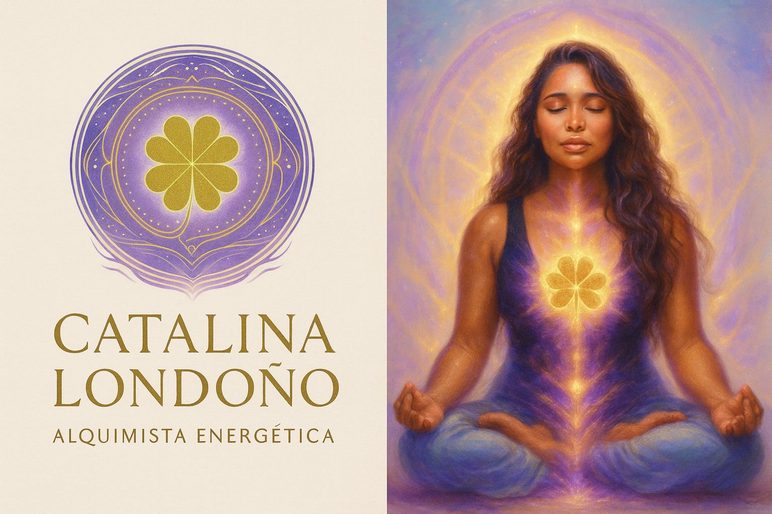 Logo Catalina londoño 🍀 Alquimista Energética